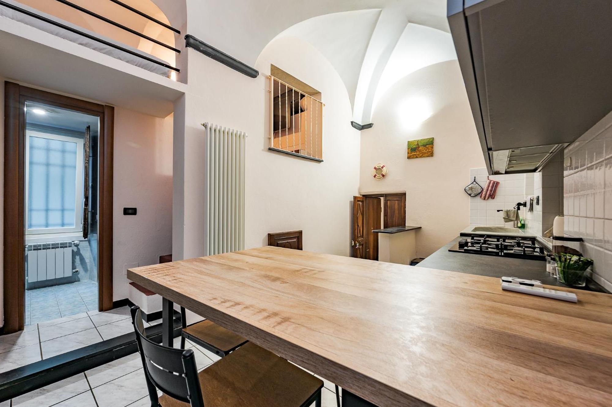 A Cuxinn-a Studio Maddalena - Genovainrelax Appartement